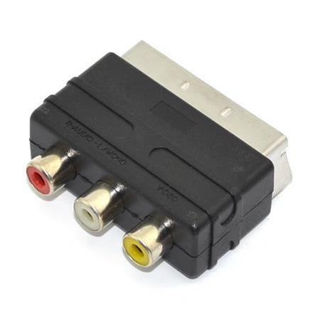 Alfais 4814 Scart To Rca Skart Tos Av Çevirici Dönüştürücü Adaptör