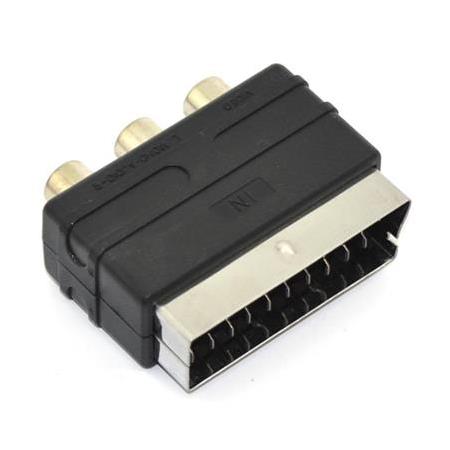 Alfais 4814 Scart To Rca Skart Tos Av Çevirici Dönüştürücü Adaptör