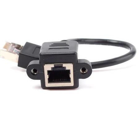 Alfais 4932 Rj45 Cat5 Cat6 Dişi Erkek Çevirici Koruyucu Uzatıcı Adaptör