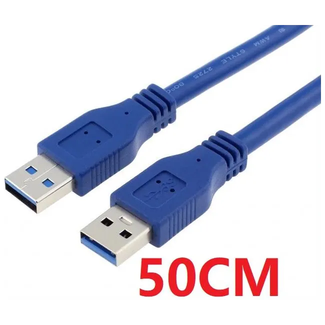Alfais 4917 Usb 3.0 Erkek Erkek Ara Bağlantı Kablosu Uzatma Ekleme 50 Cm AlfaisAL4917