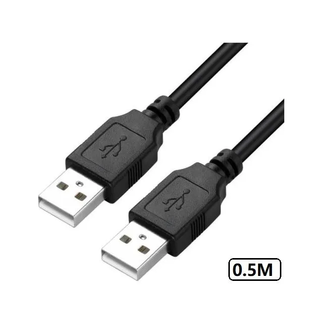Alfais 5247 Usb Uzatma Kablosu 0.5 Metre Uzatıcı İki Ucu Erkek Erkek 50cm