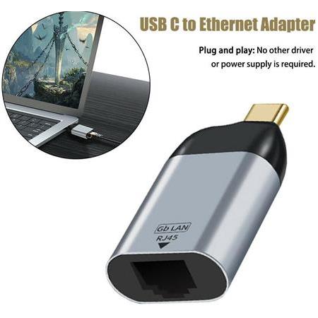 Alfais 4895 Type C To Ethernet Usb 3.1 1000Mbps Gigabit Ag Adaptor Kartı