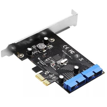 Alfais 4817 Pci Express Usb 3.0 2 Port 19 20 Pin Çoklayıcı Kart