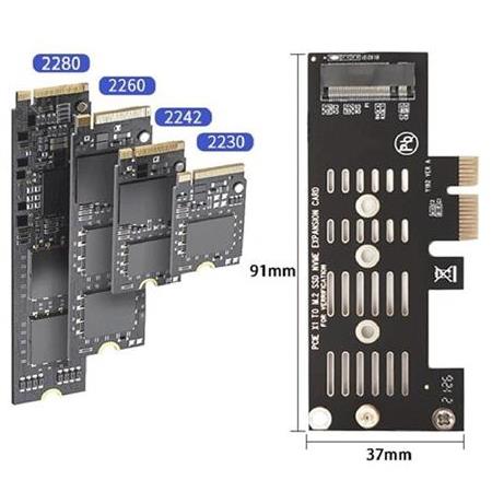 Alfais 5225 Pci-e Express 3.0 To Nvme Ssd M.2 M Key Çevirici Kart