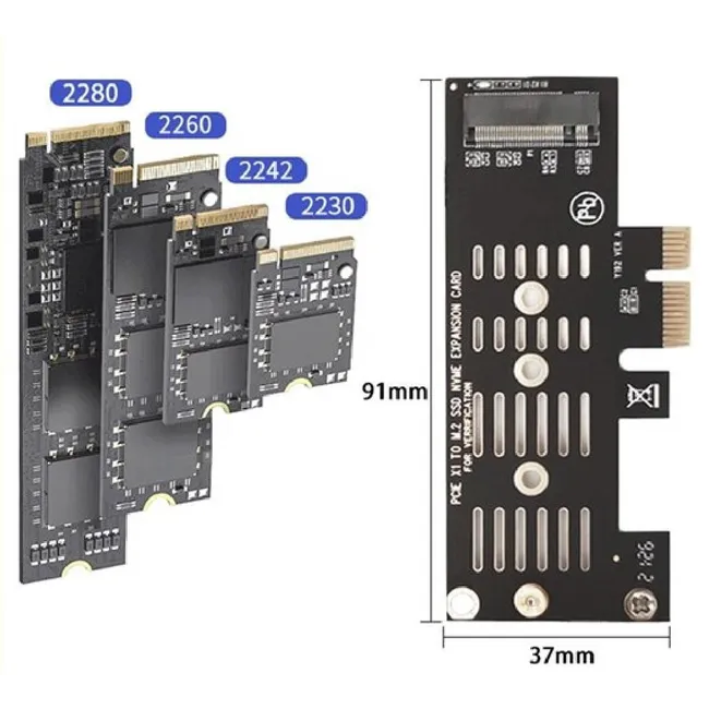 Alfais 5225 Pci-e Express 3.0 To Nvme Ssd M.2 M Key Çevirici Kart