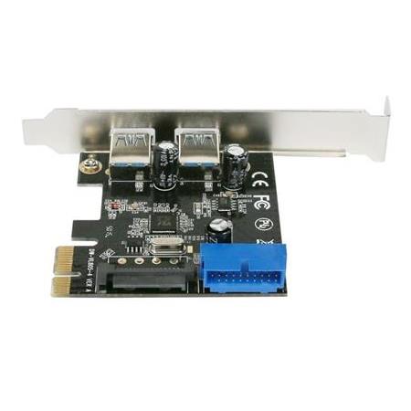 Alfais 4703 Pci Express Usb 3.0 2 Port Sata Güç 19 Pin Çoklayıcı Kart