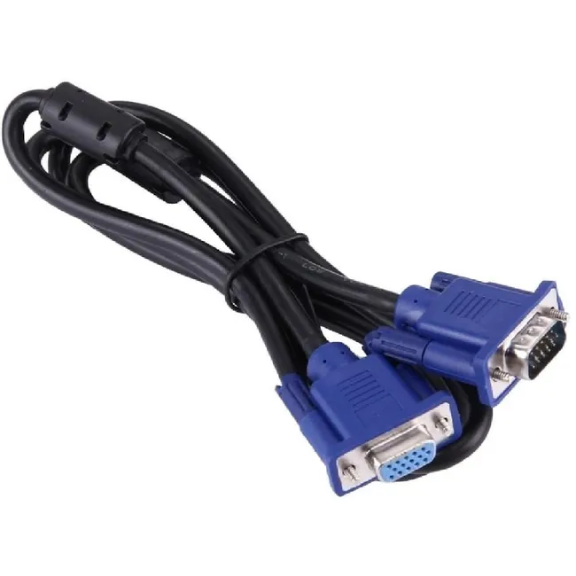 Alfais 3070 1.5M Vga To Vga Monitör Ekran Uzatma Ekleme Kablosu 15 Pin Dişi Erkek