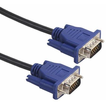 Alfais 3071 1.5M Vga To Vga Monitör Ekran Uzatma Ekleme Kablosu 15 Pin