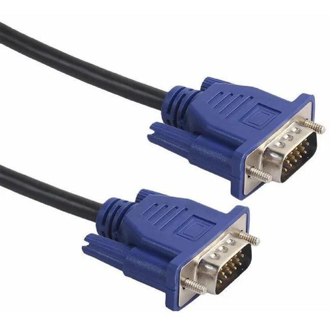 Alfais 3071 1.5M Vga To Vga Monitör Ekran Uzatma Ekleme Kablosu 15 Pin