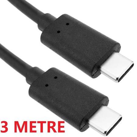 Alfais 4737 Type C To Type Erkek Erkek Data Şarj Kablosu 3 Metre