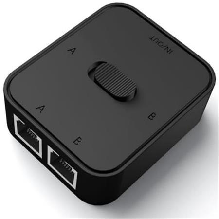 Alfais 4641 2 Port RJ45 Ethernet Switch Çevirici  Çoklayıcı