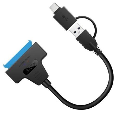 Alfais 4204 2in1 USB 3.0 Type-C To 2.5 inç Sata Hdd Ssd Çevirici Dönüştürücü