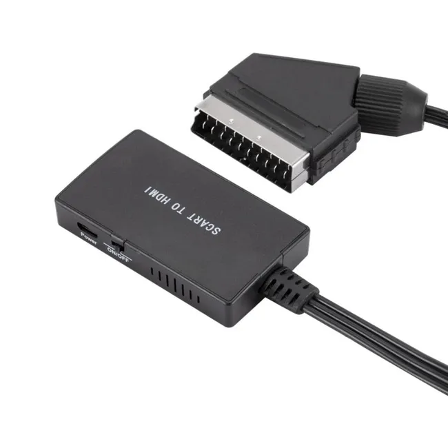 Alfais 5084 Scart To Hdmi 1080p AV Video Çevirici Dönüştürücü Adaptör