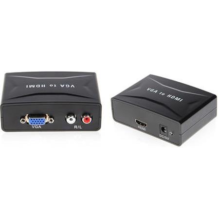 Alfais 4840 Vga To Hdmi Ses Çıkış Destekli Çevirici Dönüştürücü Adaptör