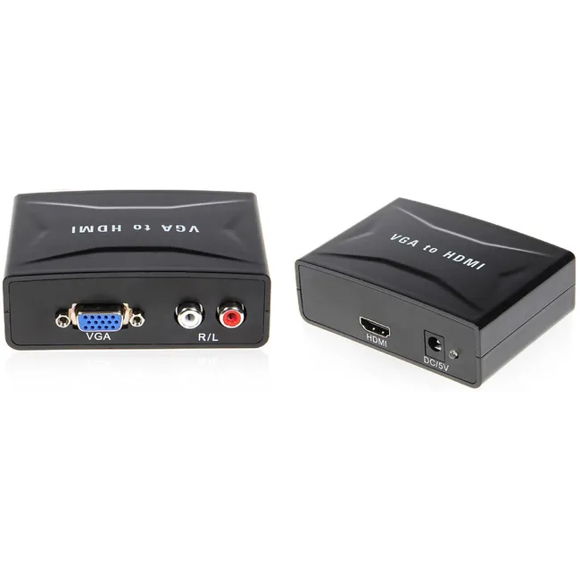 Alfais 4840 Vga To Hdmi Ses Çıkış Destekli Çevirici Dönüştürücü Adaptör