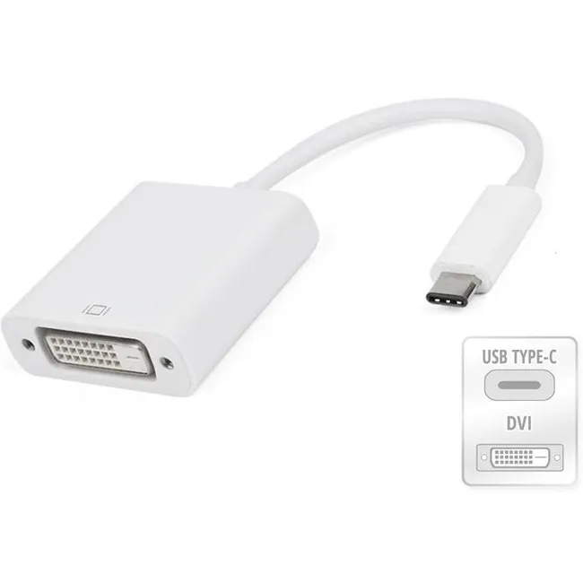 Alfais 5239 Type C To Dvi 24+5 Çevirici Dönüştürücü Adaptör