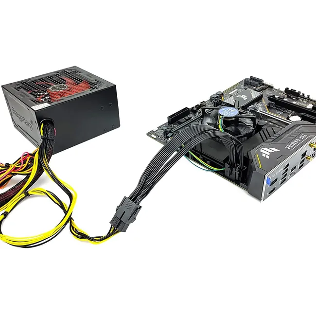Alfais 4695 EPS 12V CPU Dişi To ATX 8+4 Pin Power Supply Çevirici Dönüştürücü Adaptör Kablosu