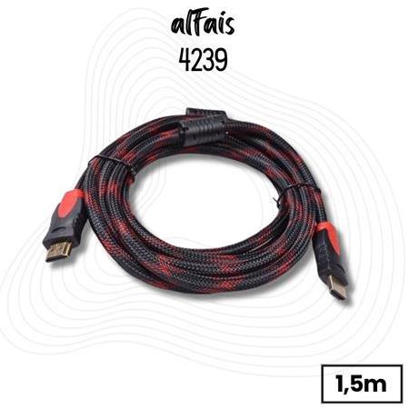 Alfais 4239 Hdmi Kablosu 1.4b 3D 1.5 Metre Hdmi Görüntü Kablosu