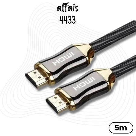 Alfais 4433 Hdmi 2.0 5 Metre Görüntü Tv Monitör Kablosu 4K UHD