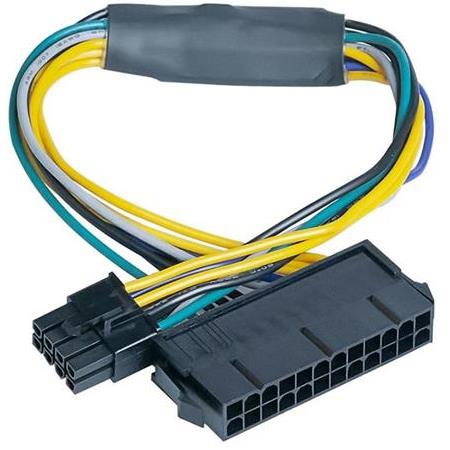 Alfais 4973 24 Pin To 8 Pin ATX PSU Power Güç Adaptör Kablosu (DELL Optiplex Uyumlu)