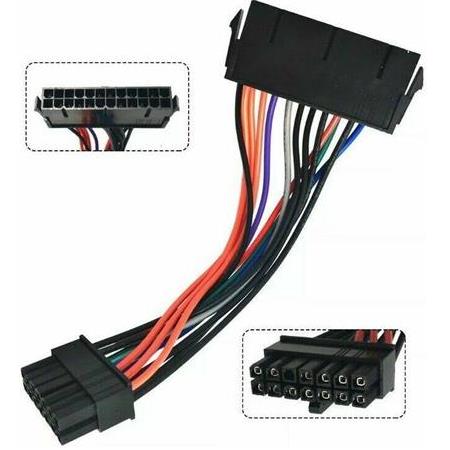 Alfais 4981 Psu Power Supply 14 Pin To 24 Pin Atx Çevirici Dönüştürücü Adaptör Kablosu